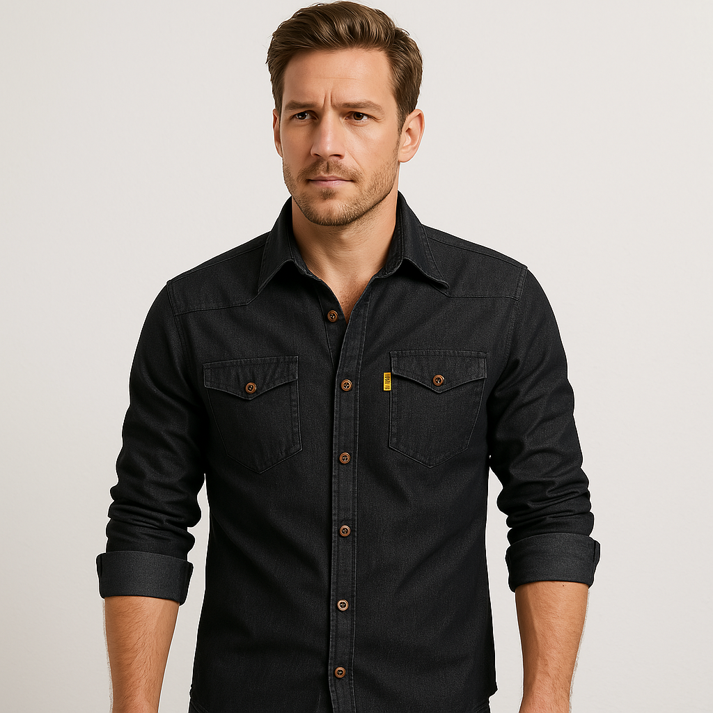 CHEMISE EN DENIM SLIM